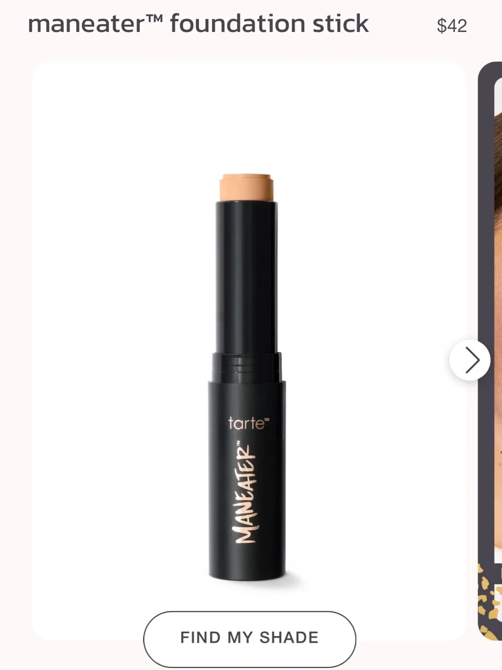 Tarte Maneater Foundation Stick 4 for $40